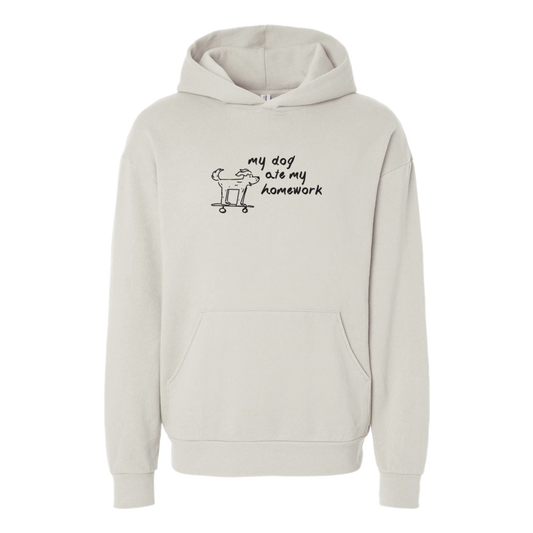 My Dog Ate My Homework Hoodie - ADULT