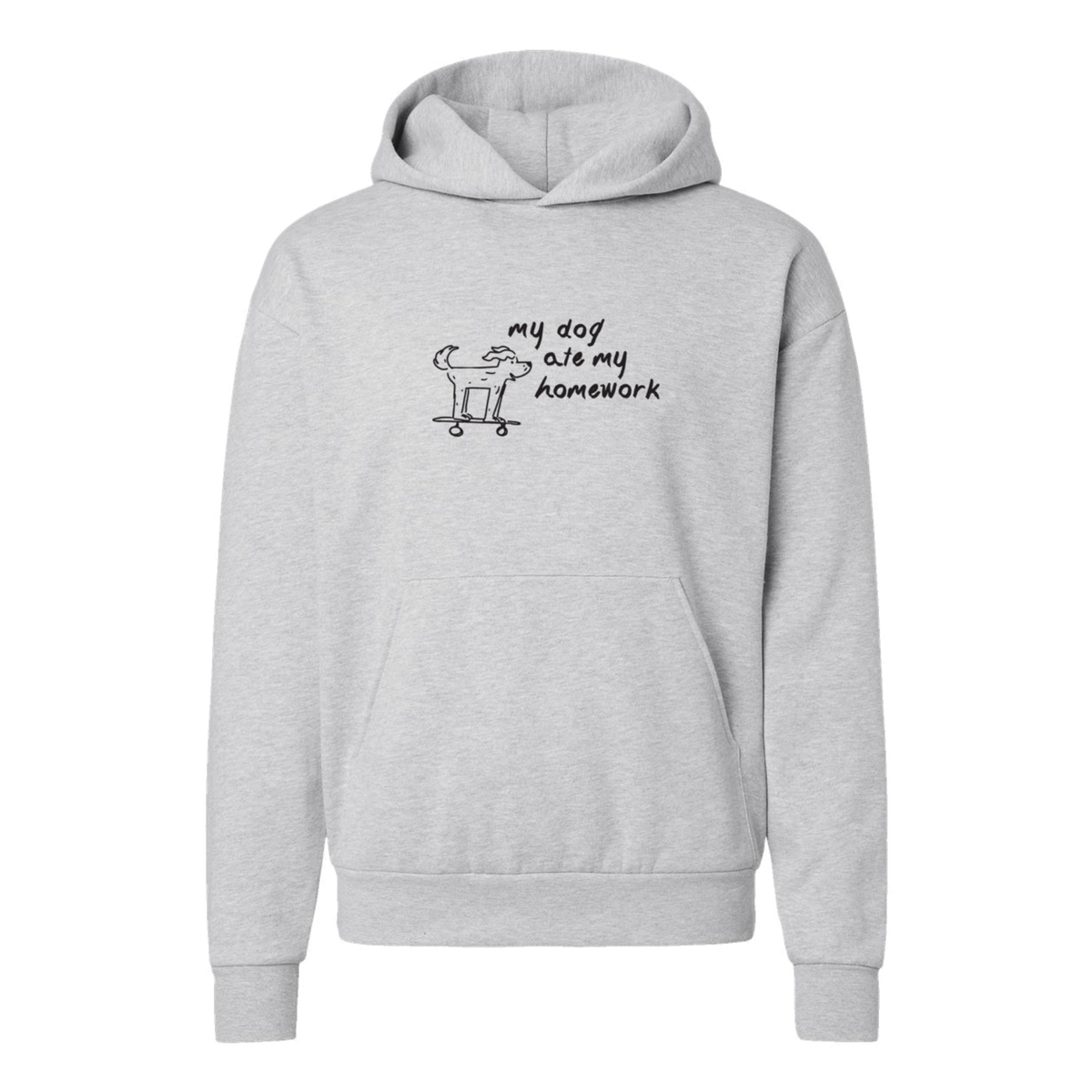 My Dog Ate My Homework Hoodie - ADULT