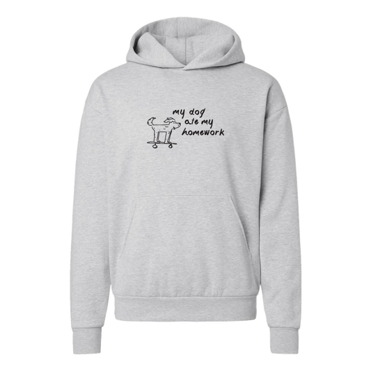 My Dog Ate My Homework Hoodie - ADULT