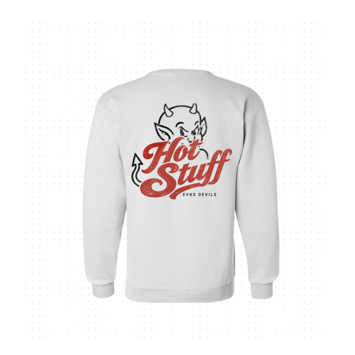 Hot Stuff Graphic Crewneck Sweatshirt