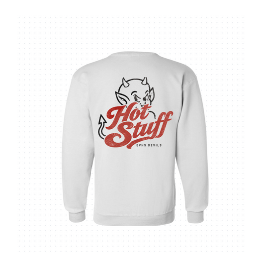 Hot Stuff Graphic Crewneck Sweatshirt