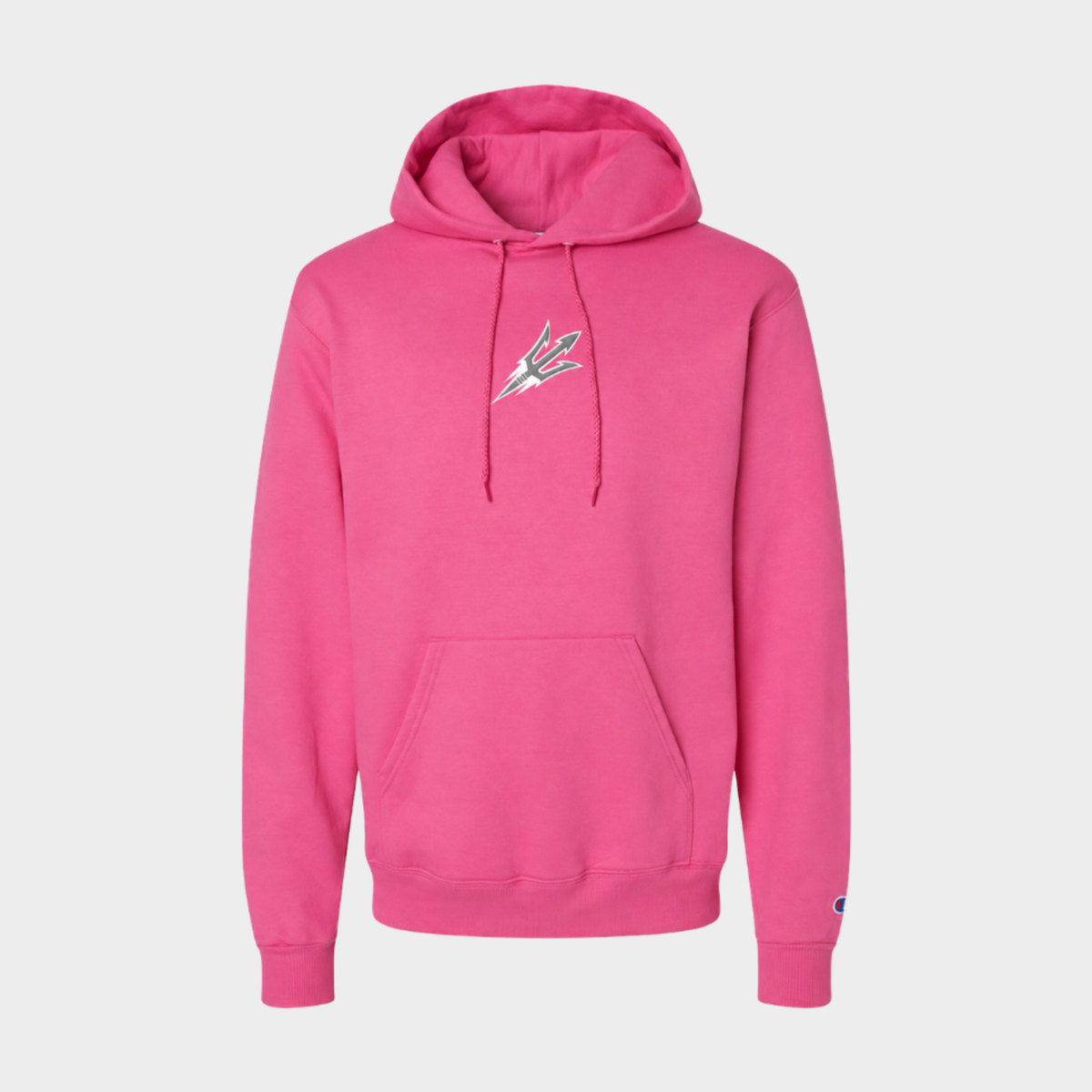 Pink Embroidered Devils hoodie