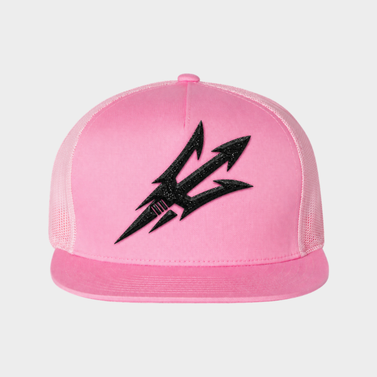 Pink Glitter Trident Trucker Hat