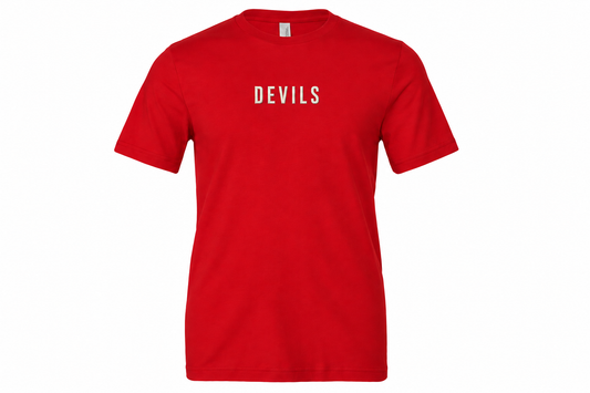 Embroidered Devils Tee